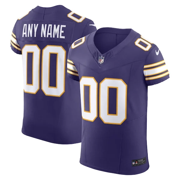 None Minnesota Vikings Elite Jersey - Purple | NFL Player Jersey