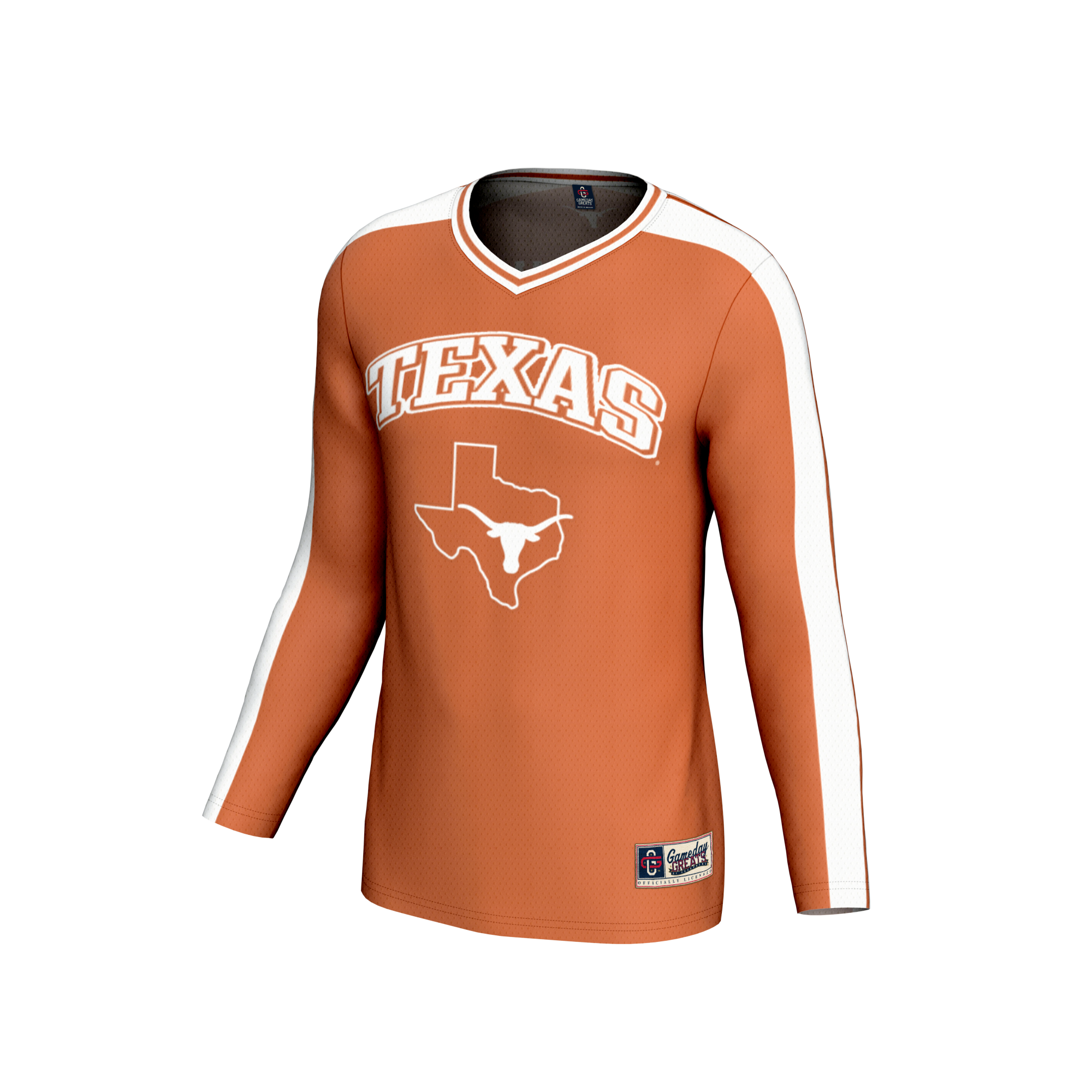 [DDG] Texas Longhorns GameDay Greats Unisex NIL Pick-A-Player Lightweight Collegiate Volleyball Fashion Jersey - Texas Orange
