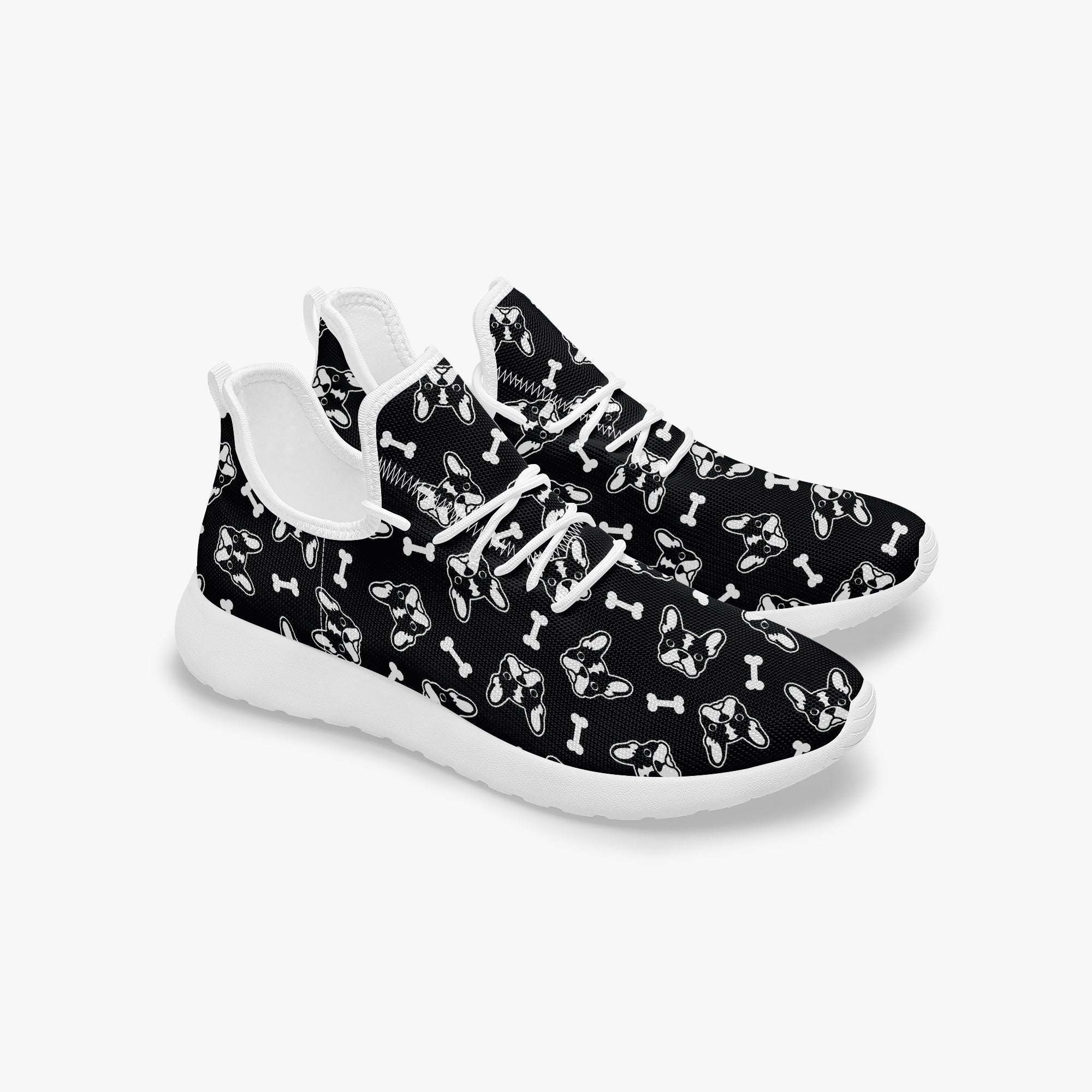 Frenchie Lover Cobalt - Stylish Classic Sneakers For Frenchie Fans