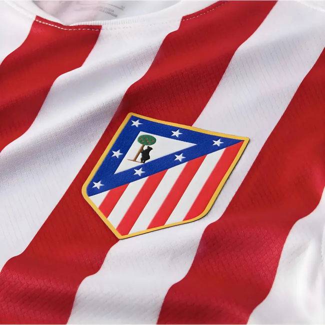 2025-2026 Atletico Madrid Home Football Shirt UV Protection