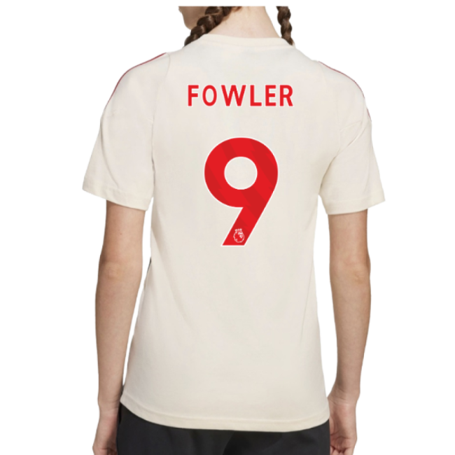 2025-2026 Liverpool Training Tee (White) - Kids (Fowler 9)