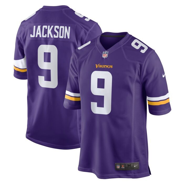 Men's Minnesota Vikings Trishton Jackson Nike Purple Game ...