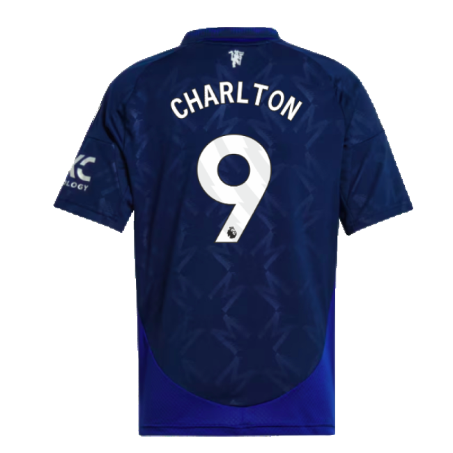 Official 2024-2025 Man Utd Away Shirt (kids) (charlton 9) - Premium