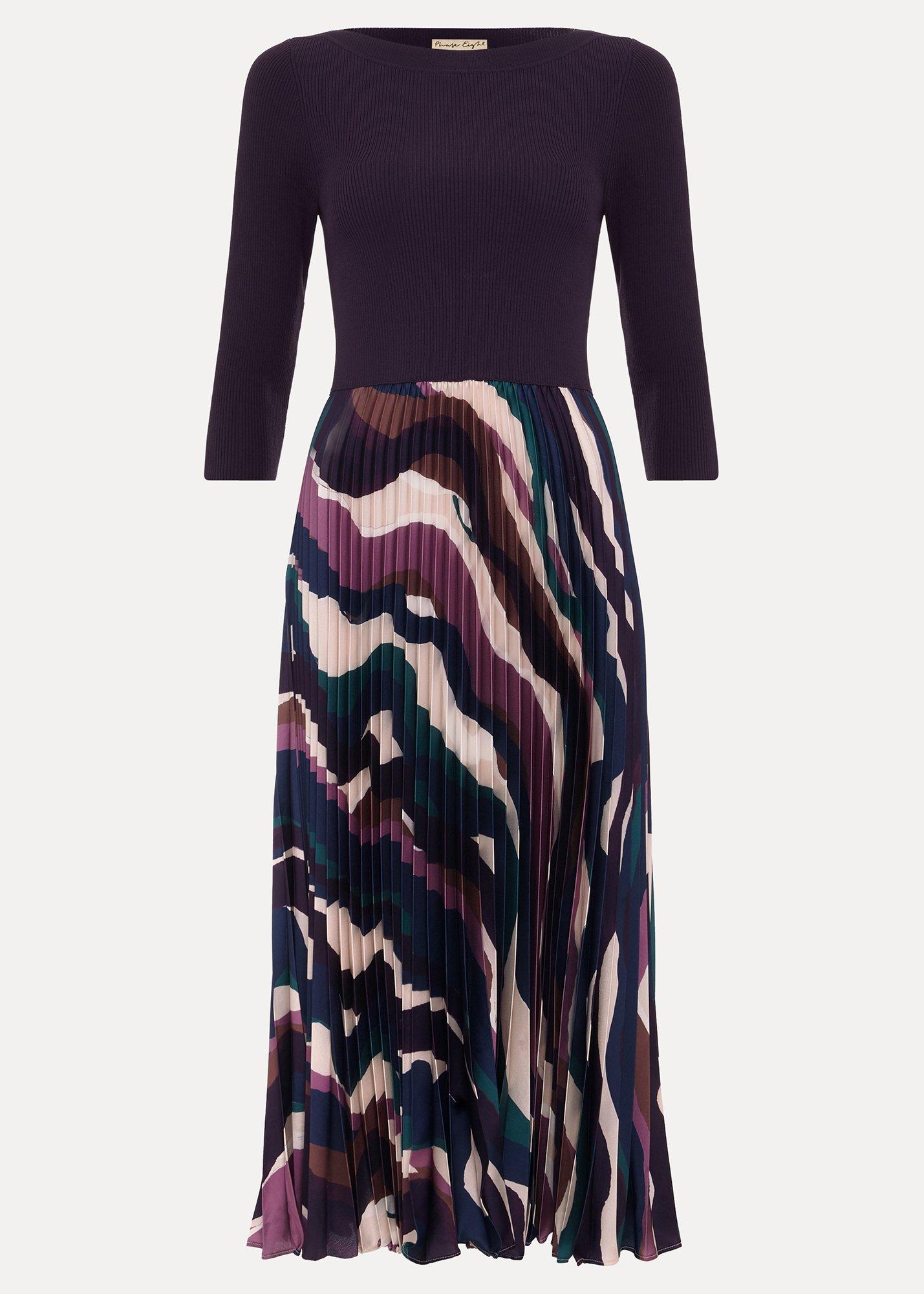 Riley Woven Hem Printed Dress