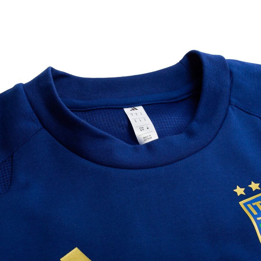 Italy Sweatshirt Tiro 26 Travel Victory Blue Adidas National Team Wear