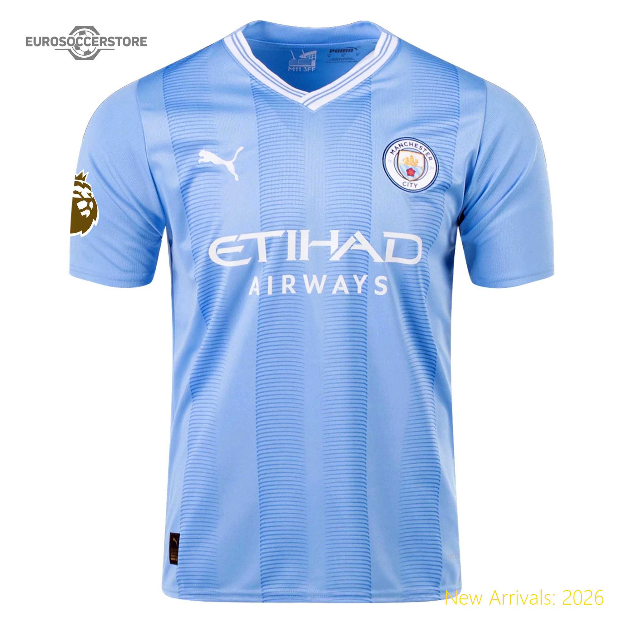 Official Team Merchandise Men Top-grade Mci Timeless Star Home Jersey