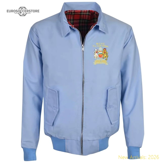 Manchester City Light Blue Harrington Jacket