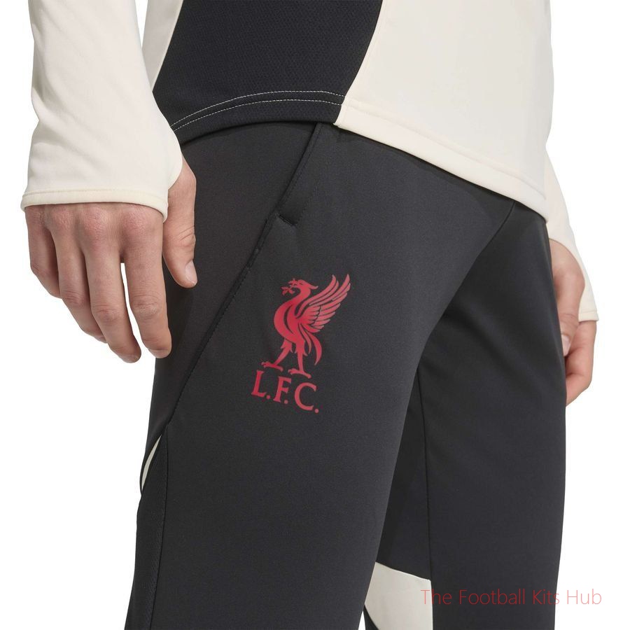 Liverpool Training Trousers Tiro 25 - Black/Strawberry Red