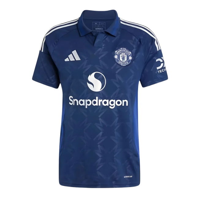Authentic 2024-2025 Man Utd Away With Retro Design - Captain Fantastic