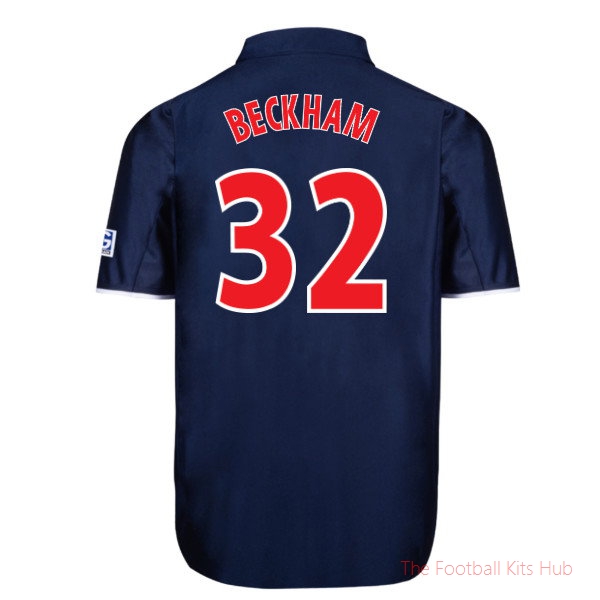 Club PSG Paris Saint Germain 2001 Home Shirt (Beckham 32)