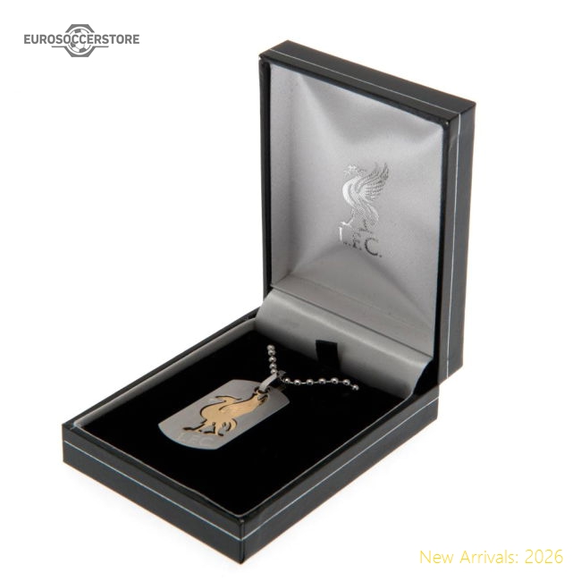 Premium Liverpool Fc Bi Colour Cut Out Dog Tag & Chain - Premium