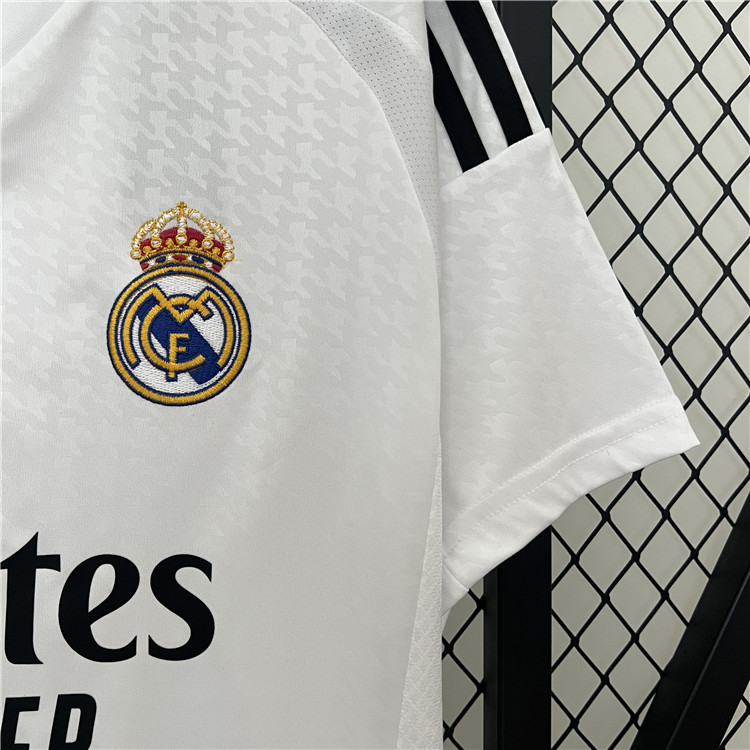 Licensed Licensed Quick Dry Real Madrid 2425 Home White Shirt