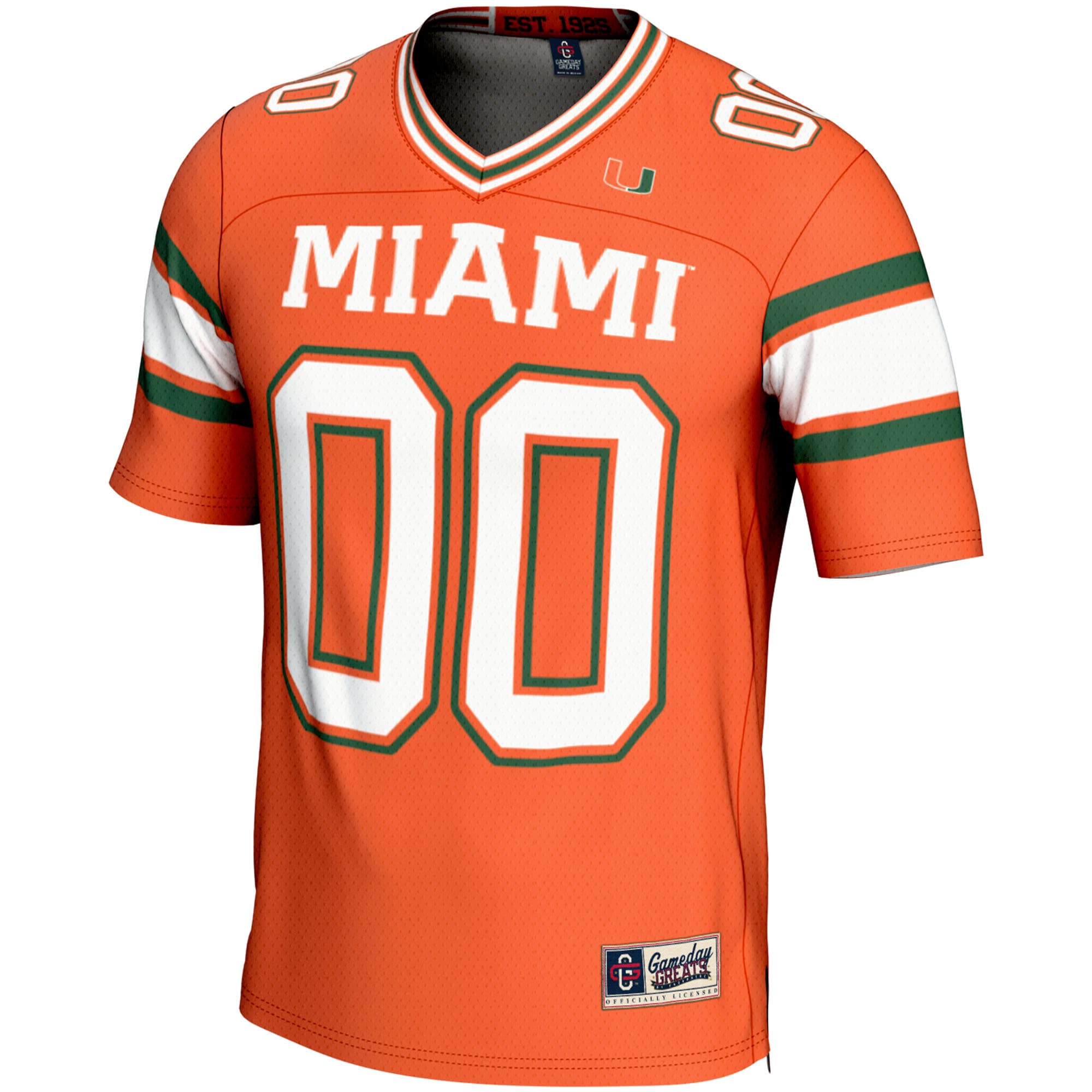 Miami Hurricanes GameDay Greats NIL Pick-A-Player 2026 Season Football Jersey - Orange