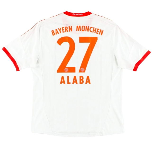 2012-13 Bayern Munich Away Shirt (Alaba #27) Stretch Fabric