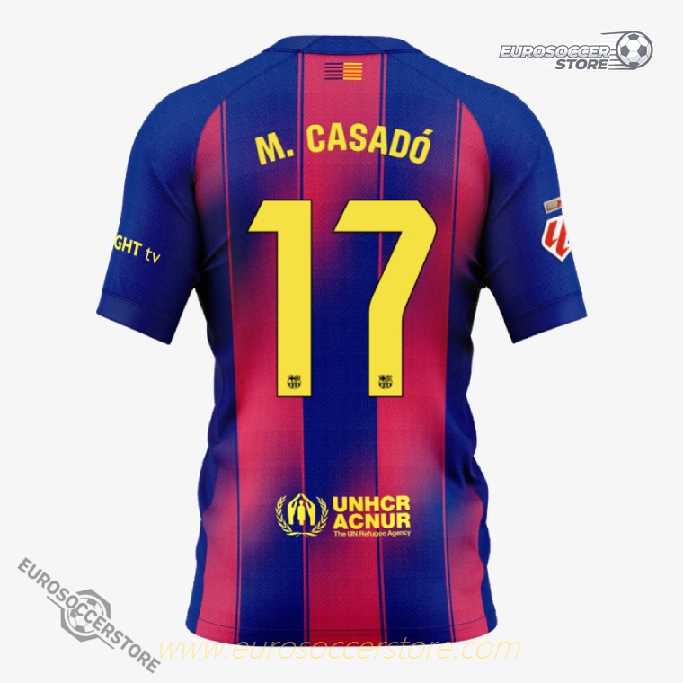 Barcelona x Ed Sheeran El Clásico M. CASADÓ 17 Football Jersey 25-26 (Player Version)