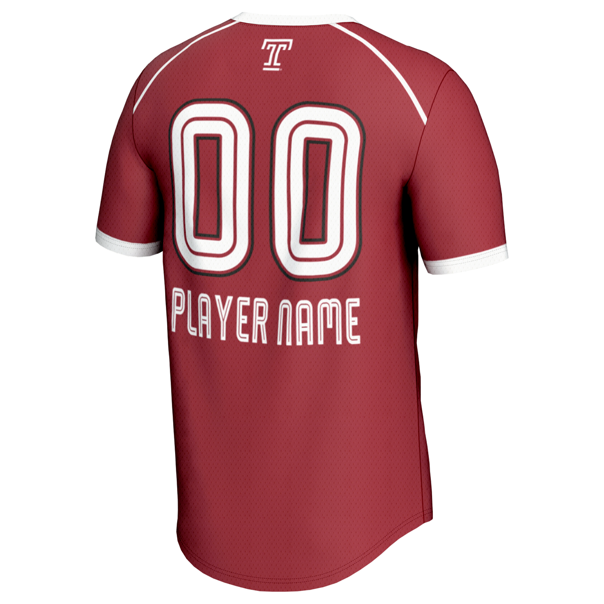 [NJP] Temple Owls GameDay Greats Youth Women's Lacrosse NIL Lightweight Jersey - Cherry