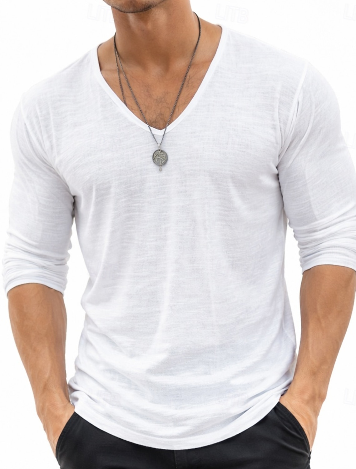 Men's Linen Tank Top Sleeveless Shirt Wife beater Shirt Sleeveless V Neck Summer Plain Fashion Basic Bohemian Slim Soft Beach Vacation Casual Daily Black White Blue Top Tee for Men