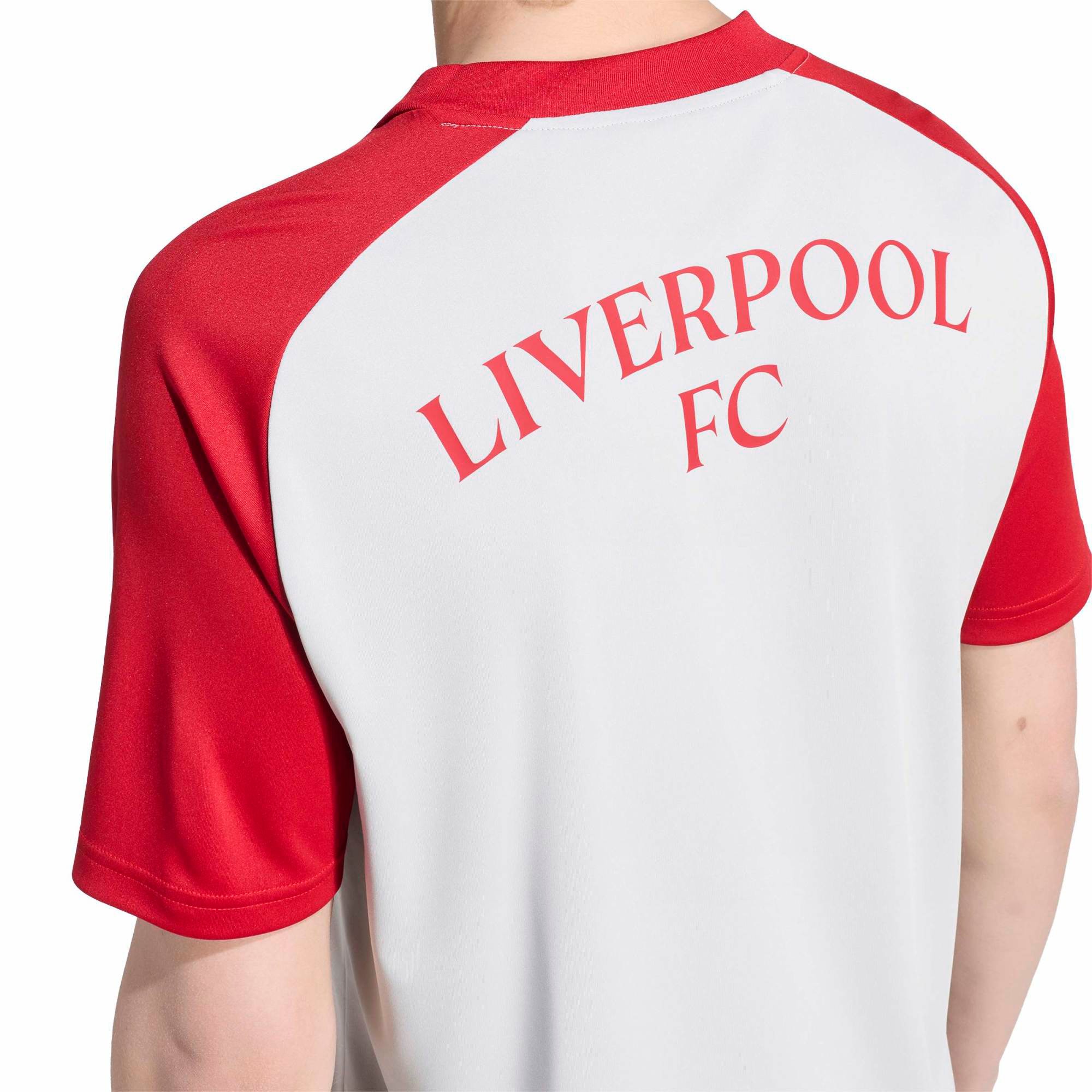 [SJH] Liverpool 2026/27 Away Pre-Match Jersey Top - Gray/Red