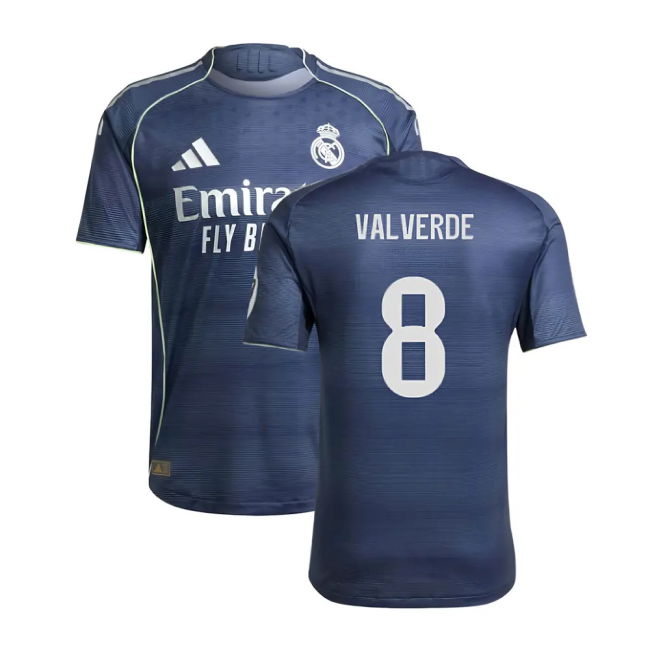 2025-2026 Real Madrid Authentic Away Shirt for (Unisex