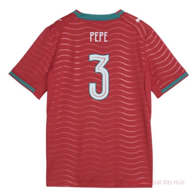 2026-2027 Portugal Home Shirt (Kids) (Pepe 3)