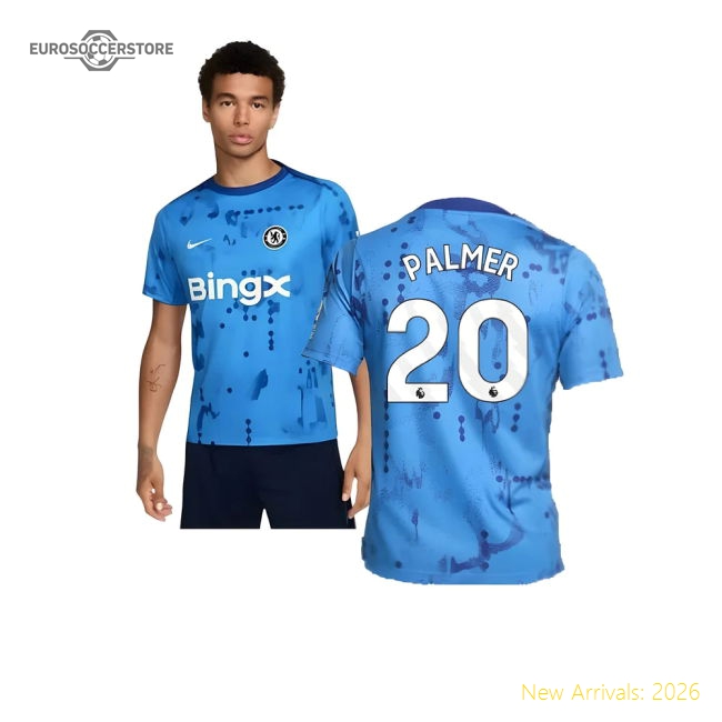 Authentic 2024-2025 Chelsea Academy Pro Pre-match Shirt (blue