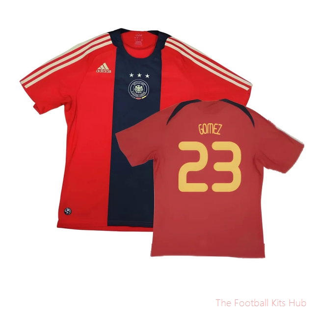 Germany 2008-10 Away Shirt ((Excellent) L) (GOMEZ 23)