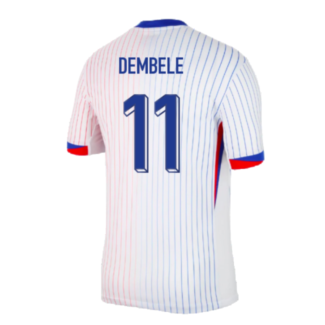 Dembele 11 France Senior Team High Performance Away Player Jersey