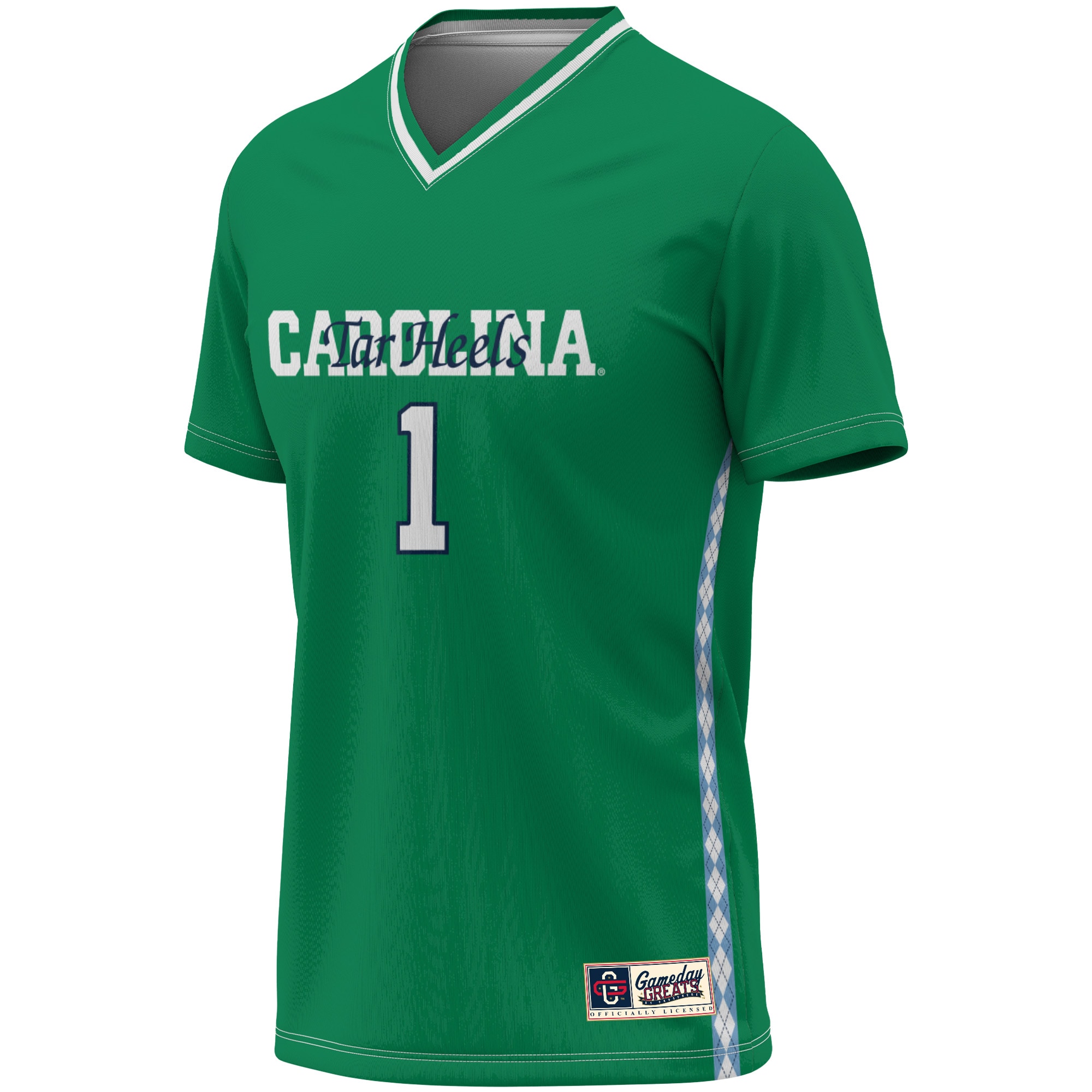 [NJP] North Carolina Tar Heels GameDay Greats Youth Women's Soccer Lightweight Fashion Goalie Jersey - Green
