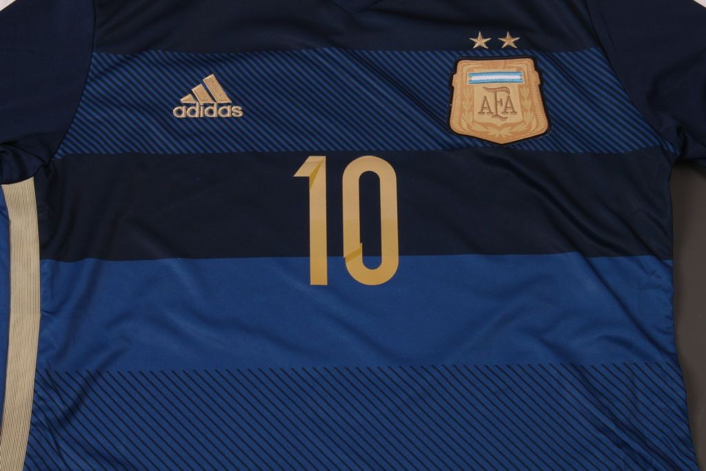 Genuine Durable Argentina 1415 Away Soccer Shirt 10 MESSI