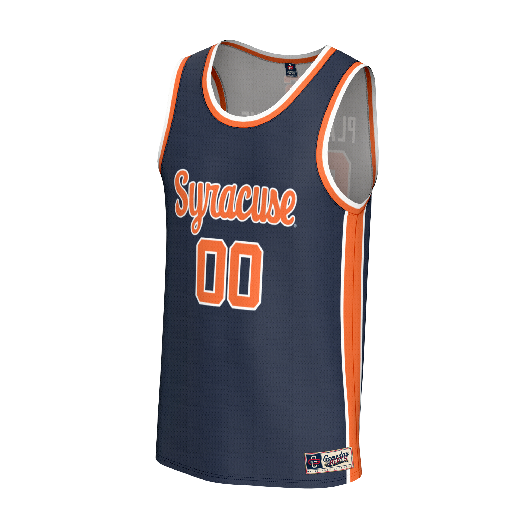 [DDG] Syracuse Orange GameDay Greats Youth NIL Pick-A-Player Men's Basketball Lightweight Jersey - Navy