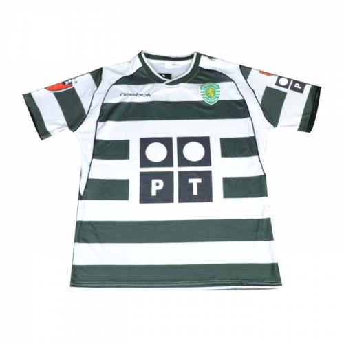 01-03 Sporting Lisbon Ronaldo Retro Soccer Jersey Shirt - Official