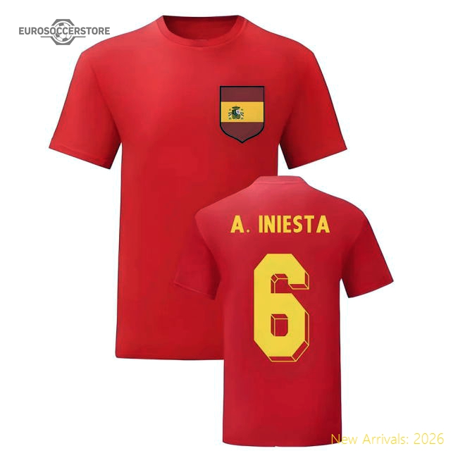 Trendy 2026-2027 Durable Esp Euro Champion Home Jersey 0