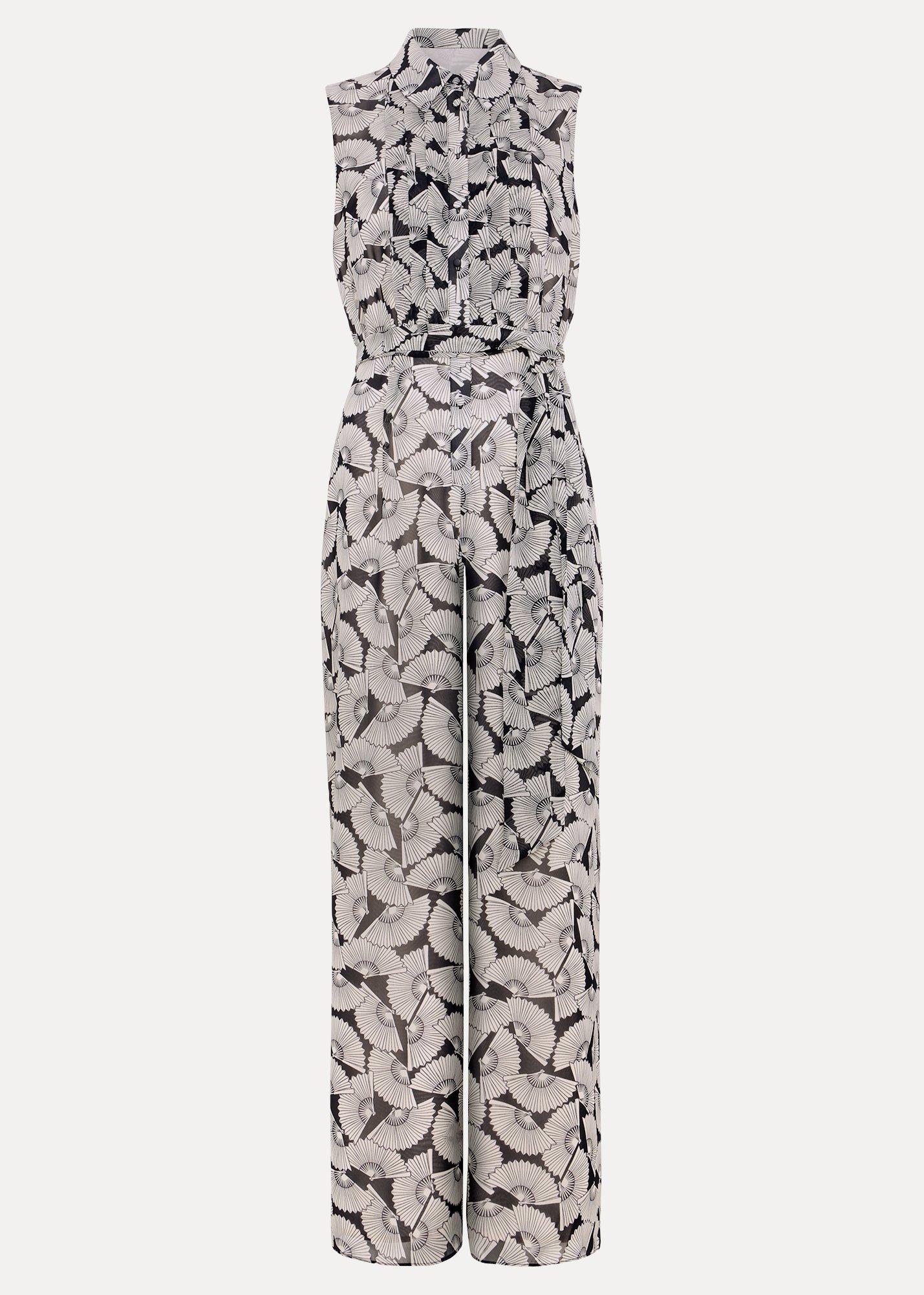 Petite Janine Shirt Wide Leg Jumpsuit