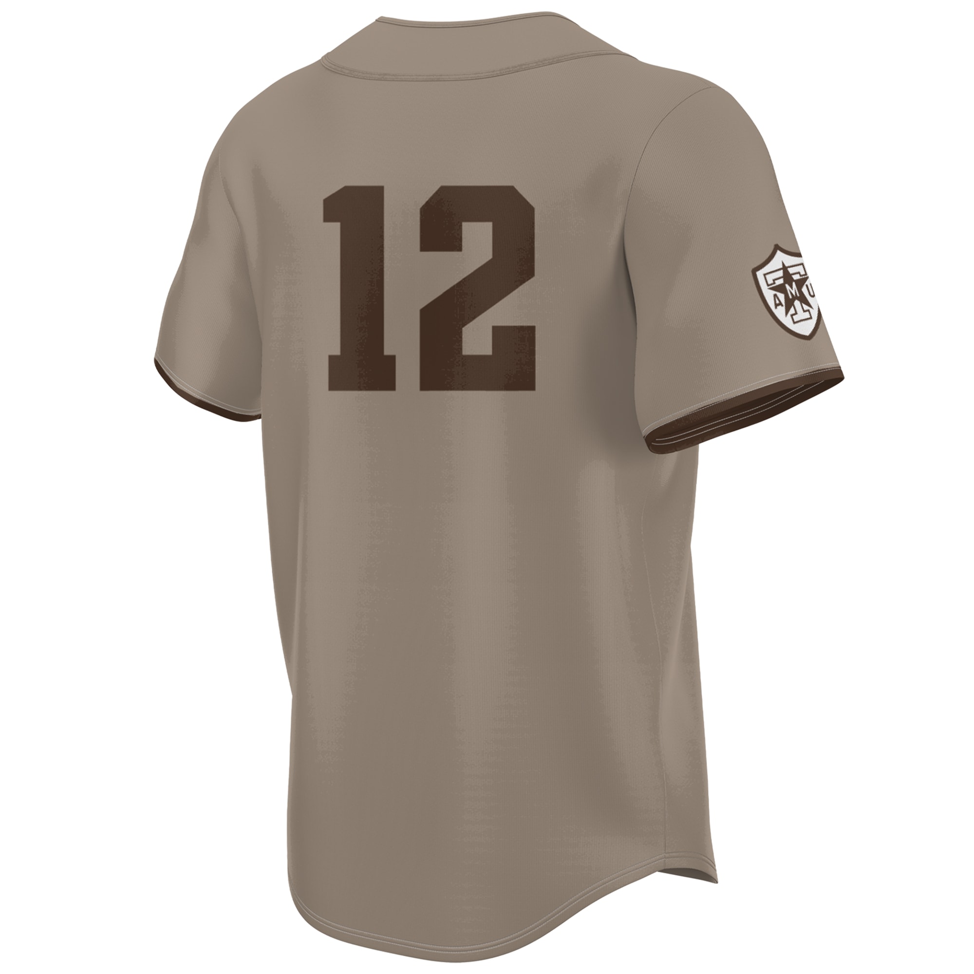 [NJP] Texas A&M Aggies GameDay Greats Youth Corps of Cadet Lightweight Baseball Jersey - Khaki