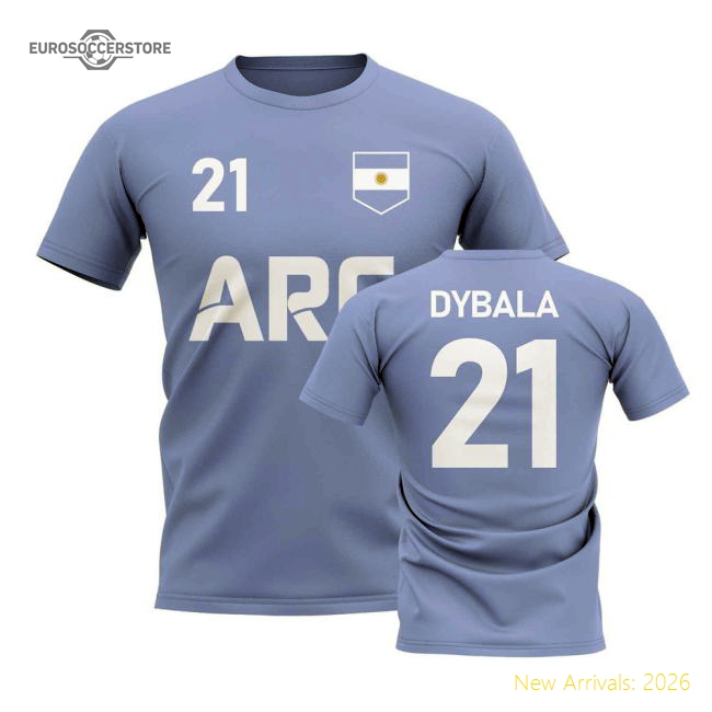 Paulo Dybala Country Code Hero T-Shirt (Sky)