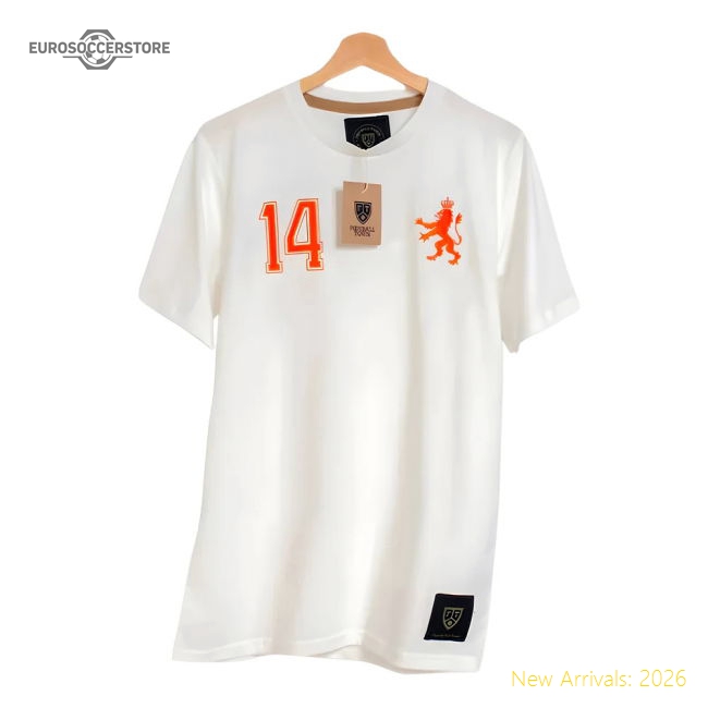 Holland De Leeuw 14 White Retro Shirt