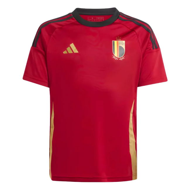 Authentic 2024-2025 Belgium Home Breathable Authentic Tournament