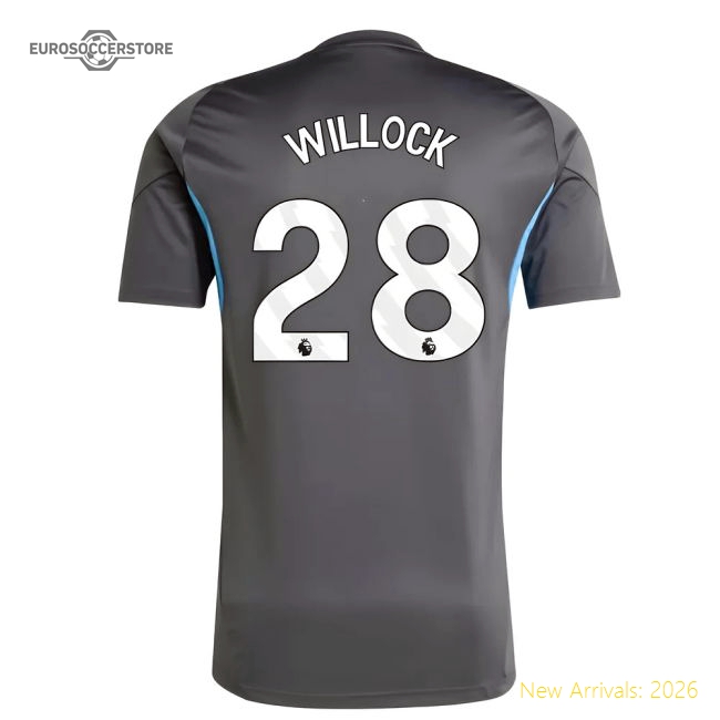 2025-2026 Newcastle Training Shirt (Grey) (Willock 28)