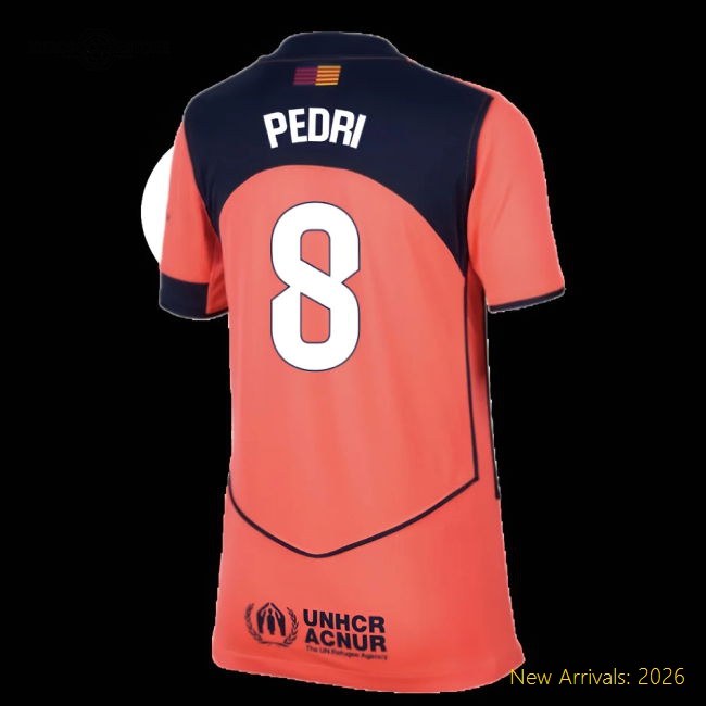 Durable Football Team Kids Jersey Pedri 2025-2026 Dri-fit