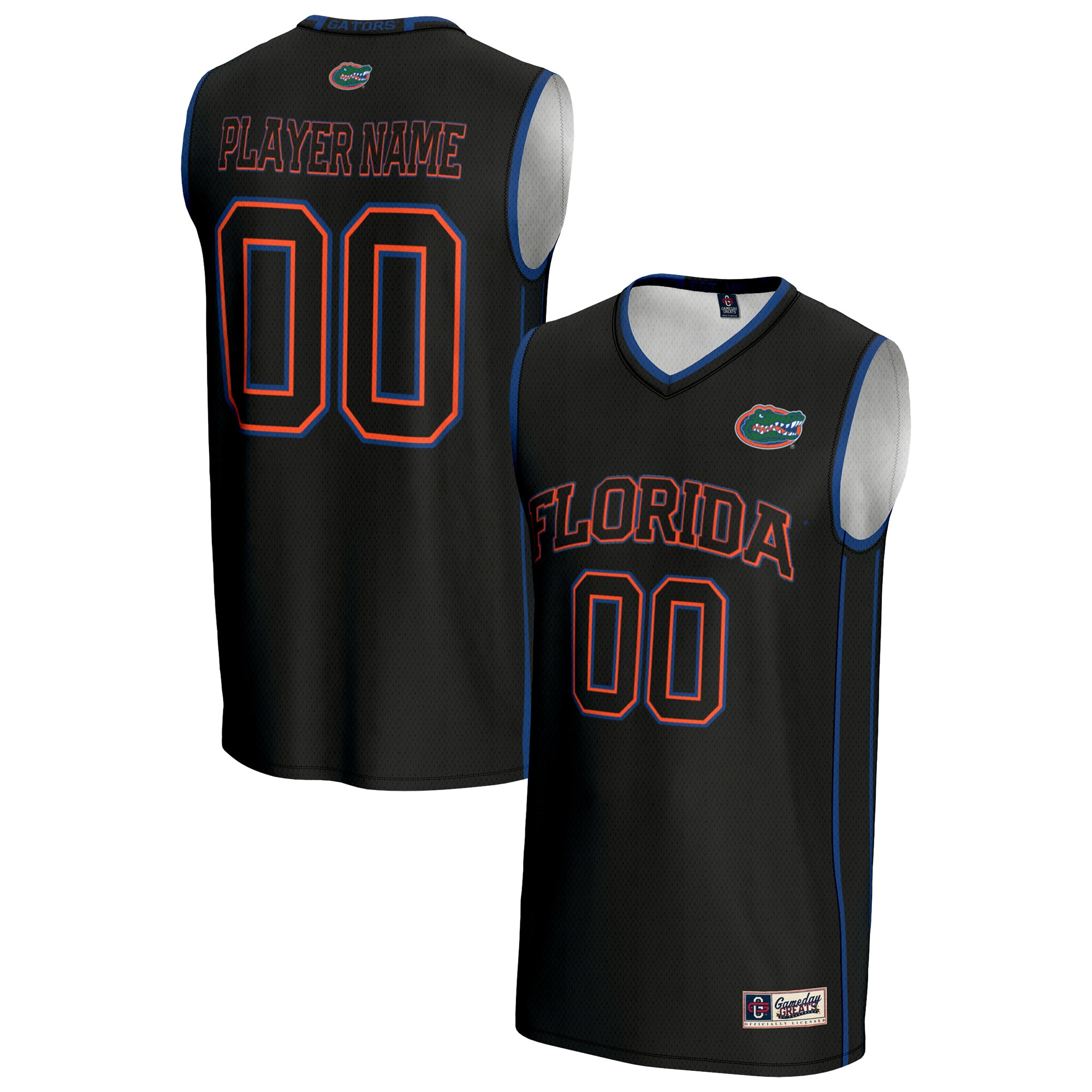 [NJP] Florida Gators GameDay Greats Youth NIL Pick-A-Player Lightweight Men's Basketball Jersey - Black