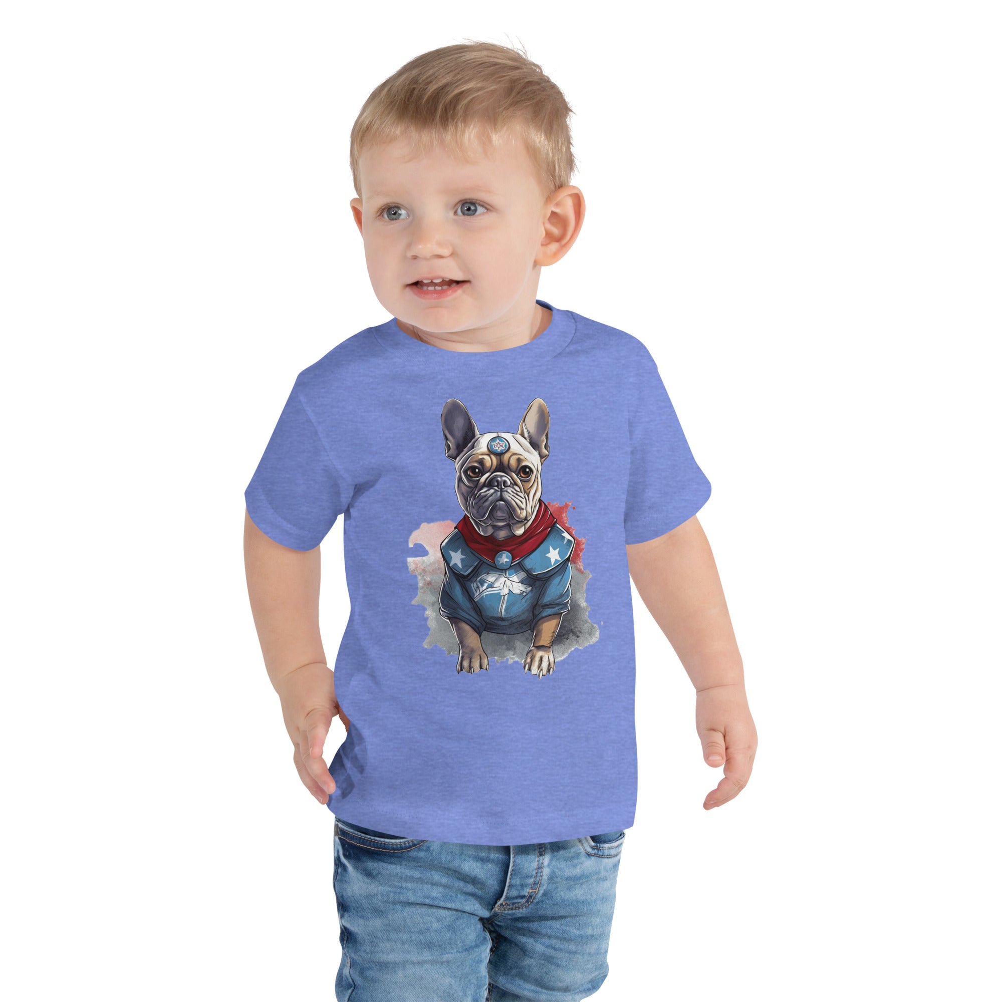 Everyday Adorable Kids' Frenchie T-shirt: Trendy And Stylish For Litt...