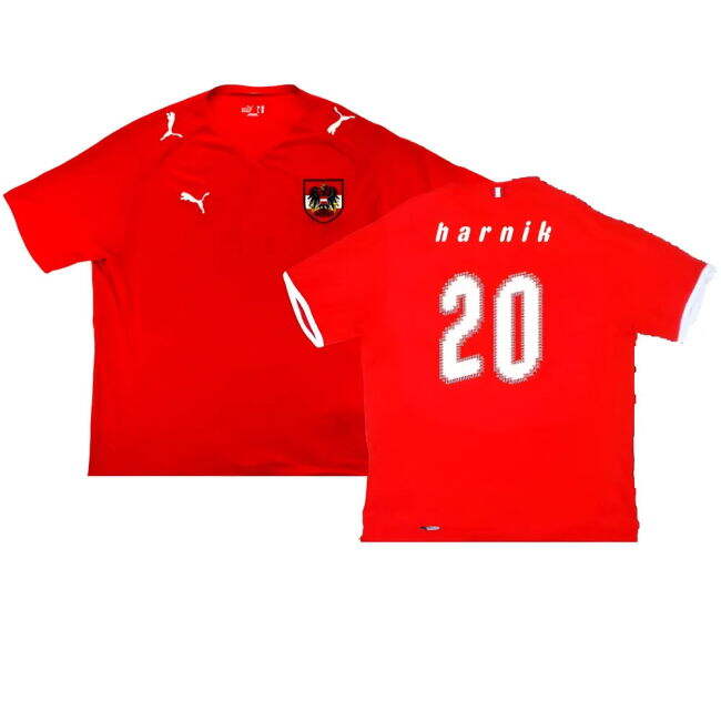 Cost-effective Austria 2008-09 Home Shirt ((Good) S) (Harnik 20) Spiritual