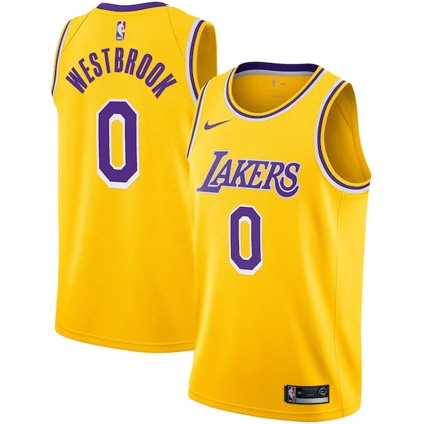 Elite Russell Westbrook LAL NBA Jersey - Team Colors - Economical