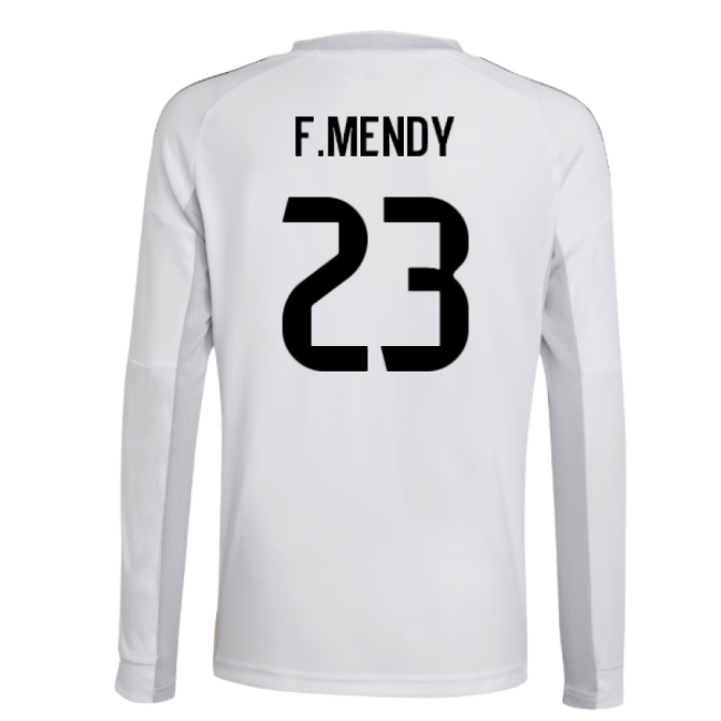 2025-2026 Real Madrid Long Sleeve First Jersey (kids) (fmendy 23)