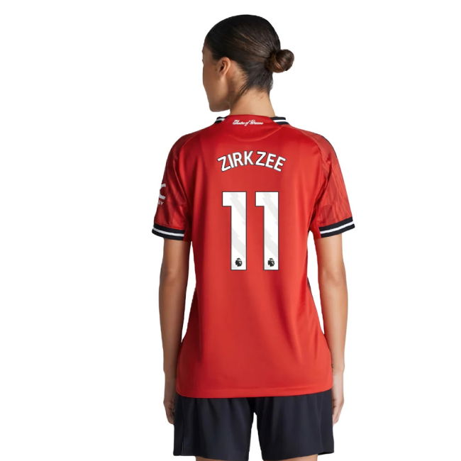 2025-2026 Man Utd Authentic Home Top (Womens) (Zirkzee 11)