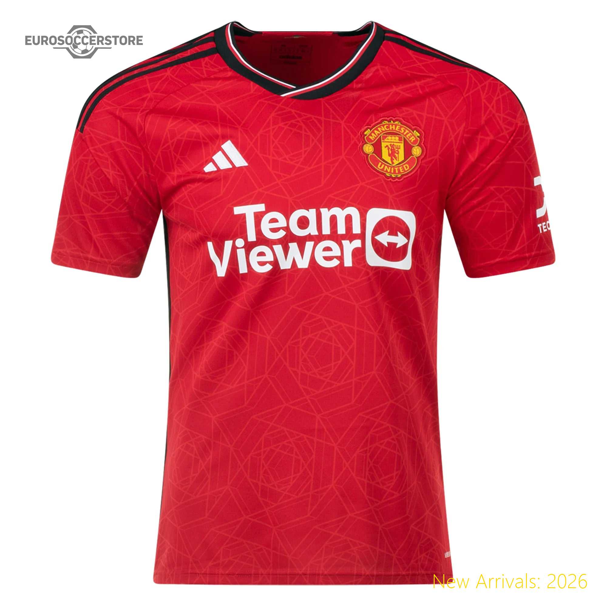 Official Team Merchandise High-quality Men Mun Soccer Star Home Jersey