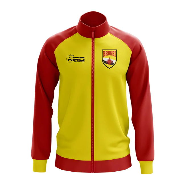 Top-Tier Brunei Concept Football Track Jacket (Yellow) - Kids