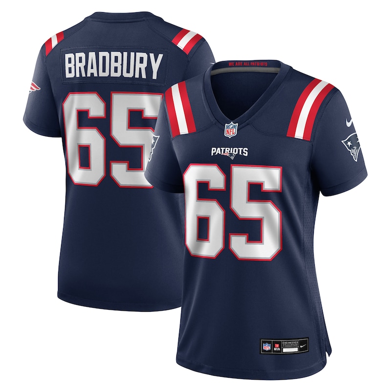 None Garrett Bradbury NE Patriots Genuine Game Jersey Football Apparel