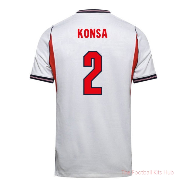 2026-2027 England Home Shirt (Konsa 2)