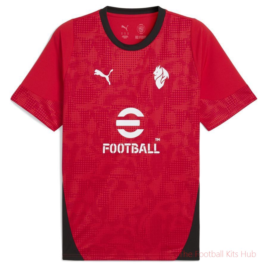 AC Milan Training T-Shirt - For All Time Red/PUMA Black
